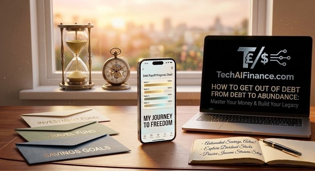 American person checking FICO credit score on laptop with a 6-month credit repair plan on desk