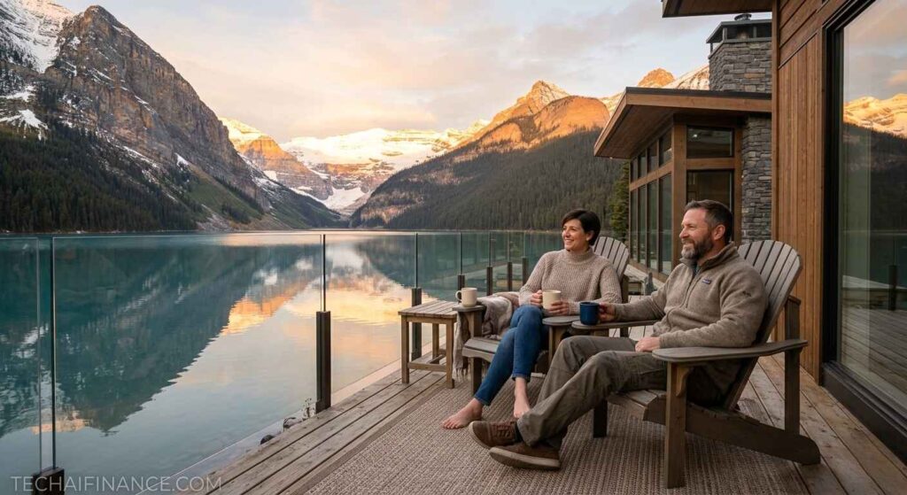 Visualizing the ultimate goal of FIRE—freedom and relaxation in a scenic location at a relatively young age.