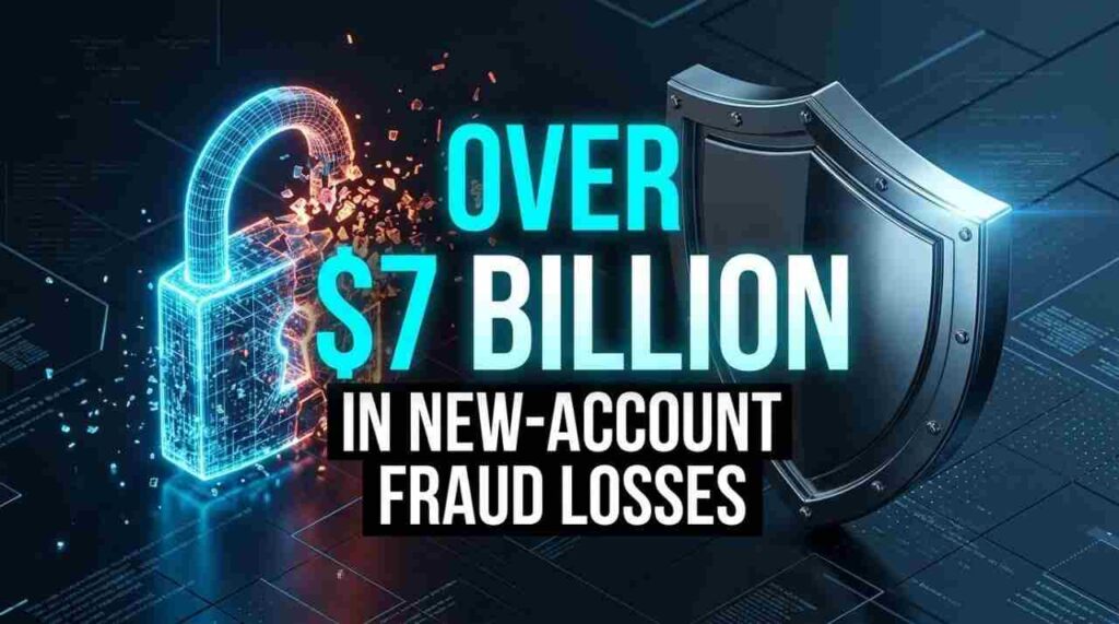 American reading a data breach notification letter at home while checking bank account on a laptop
